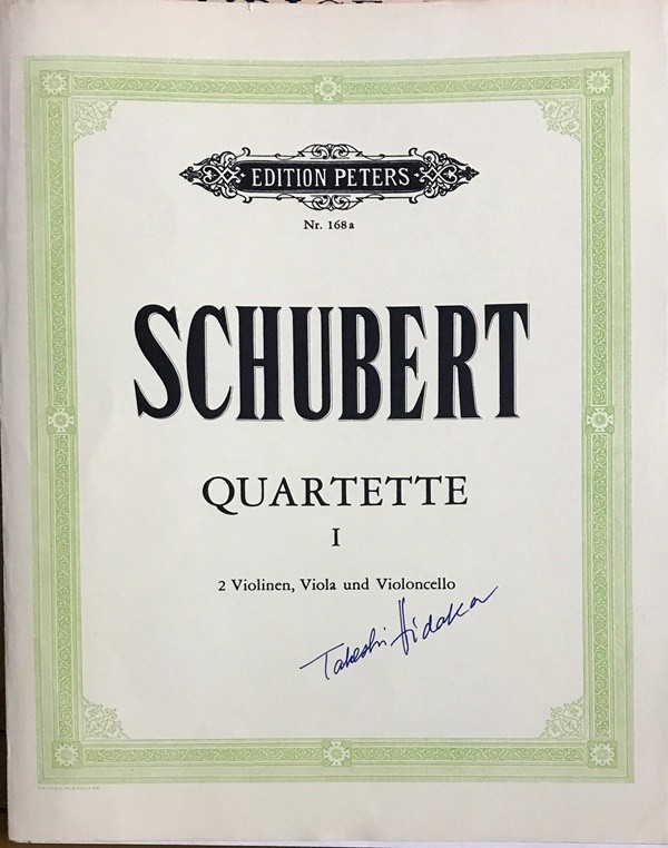 シューベルト 弦楽四重奏曲集 第1巻 輸入楽譜 schubert quartette パート譜セット バイオリン ビオラ チェロ 洋書の画像1