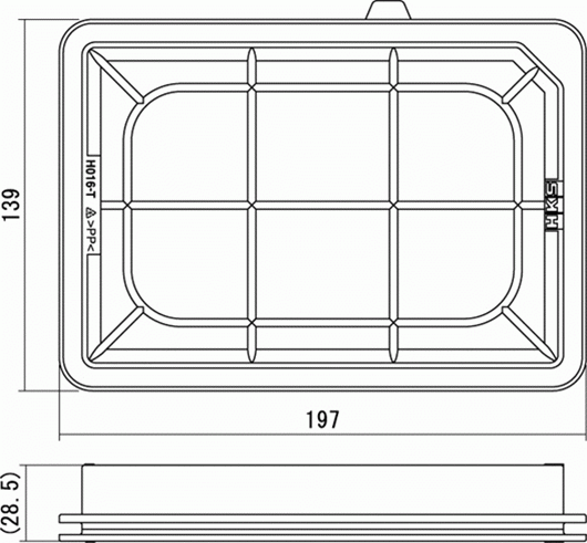 HKS スーパーエアフィルター ホンダ ヴェゼル RU4 70017-AH116 エアクリーナー エンジン 自動車 送料無料_画像3