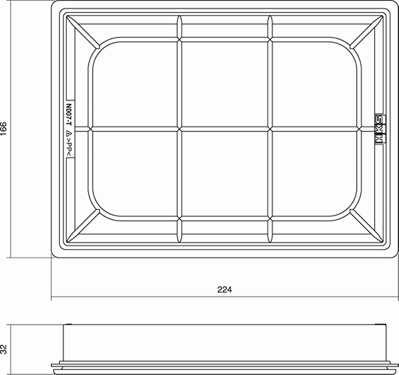 HKS スーパーエアフィルター ニッサン ジューク F15 70017-AN107 エアクリーナー エンジン 自動車 送料無料_画像3