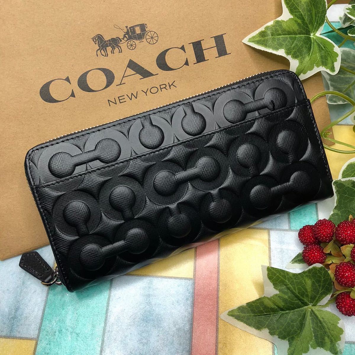COACHコーチ 長財布 ブラック 新品 COACH コーチ 長財布 ブラック