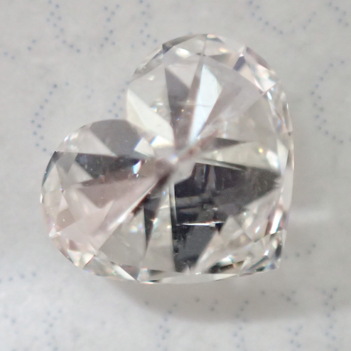 好きに 0.347ct 0.343ct ハートシェイプ ルース ダイヤモンド ハート ペアルース 0.3ct SI1-2 I H ダイヤモンド ダイヤモンド