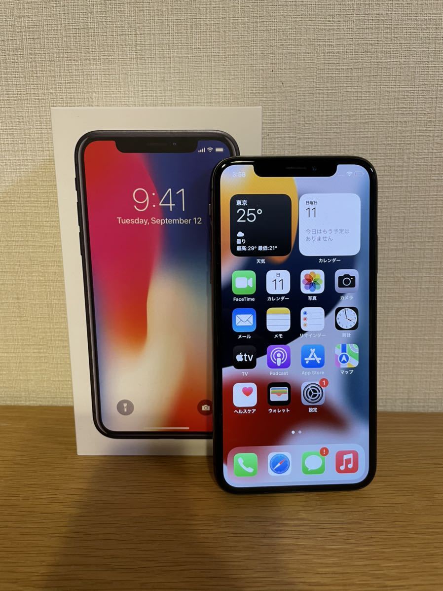 セルグ iPhone X 64GB スペースグレイ ソフトバンク SIMロック解除済
