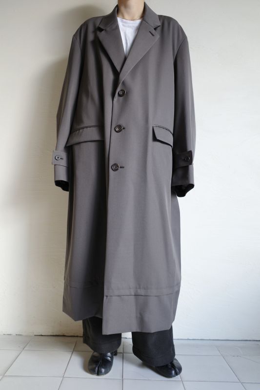 定価101200円 新品■ stein 21AW New Structure Chester Coat ニュー ストラクチャー チェスターコート アウター シュタイン ST.213-1 ■ M_画像2