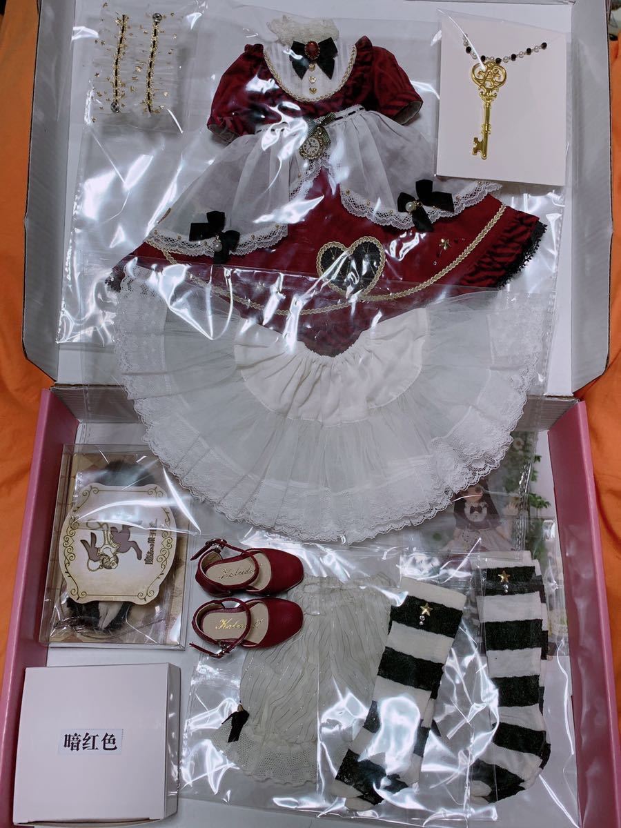 魔法のお菓子屋 ドール用洋服 アリスドレス Mdd Sdmサイズ 赤 フールセット Kaleidoll シューズ 服 靴 売買されたオークション情報 Yahooの商品情報をアーカイブ公開 オークファン Aucfan Com