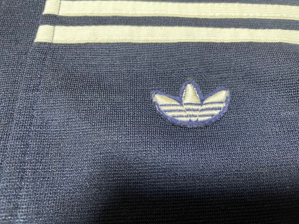 70s запад Германия производства * Adidas *gaikotsu джерси *. Chan надеты * размер 52* популярный темно-синий *OPTI* или sis*bla-*moz* Blit pop 