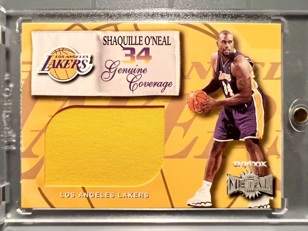 1:288！Jumbo Jersey 99 Skybox Metal NBA Shaquille O’Neal Shaq シャキール・オニール ユニフォーム Panini バスケ Lakers レイカーズ