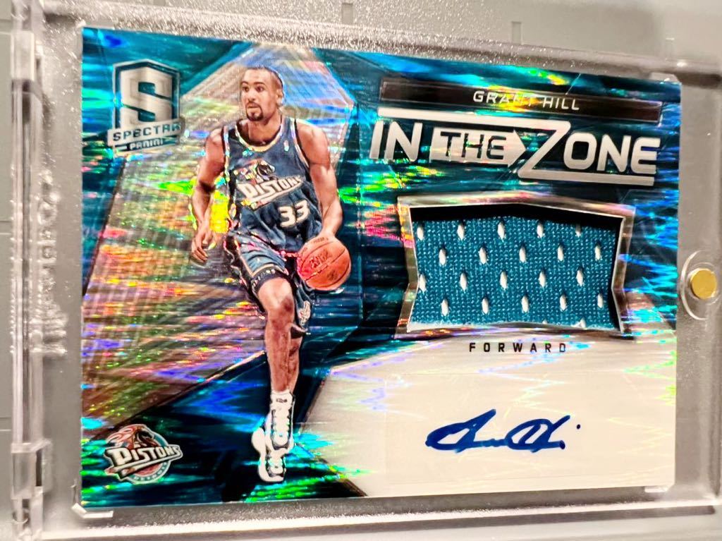 激レア/99 Prizm Auto Jersey 16 Panini Grant Hill グラント・ヒル