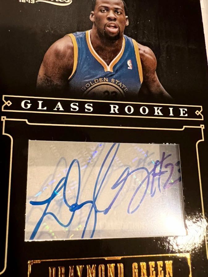 最高級版 ルーキー サイン 12-13 Panini Draymond Green ドレイモンド・グリーン NBA バスケ RC Auto ユニフォーム Warriors ウォリアーズ_画像3