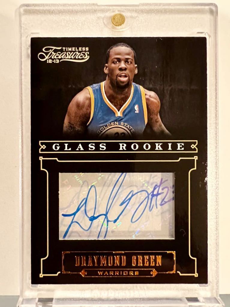 最高級版 ルーキー サイン 12-13 Panini Draymond Green ドレイモンド・グリーン NBA バスケ RC Auto ユニフォーム Warriors ウォリアーズ_画像1