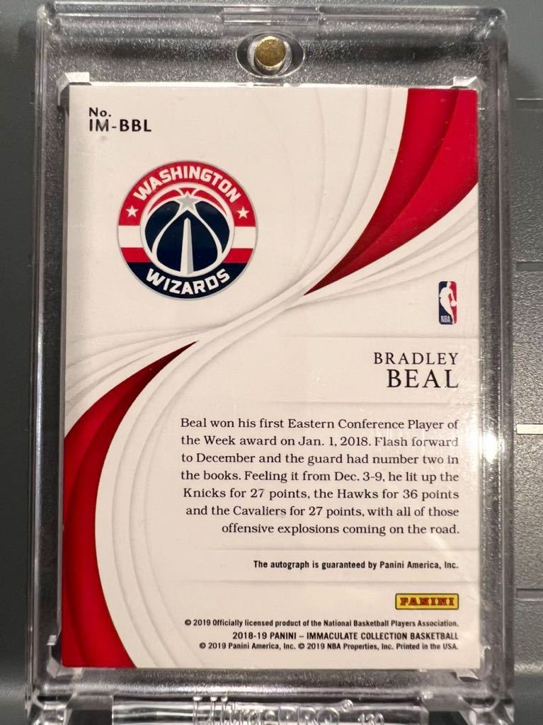 最高級直書 99枚限定 Auto Bradley ウィザーズ ユニフォーム Wizards