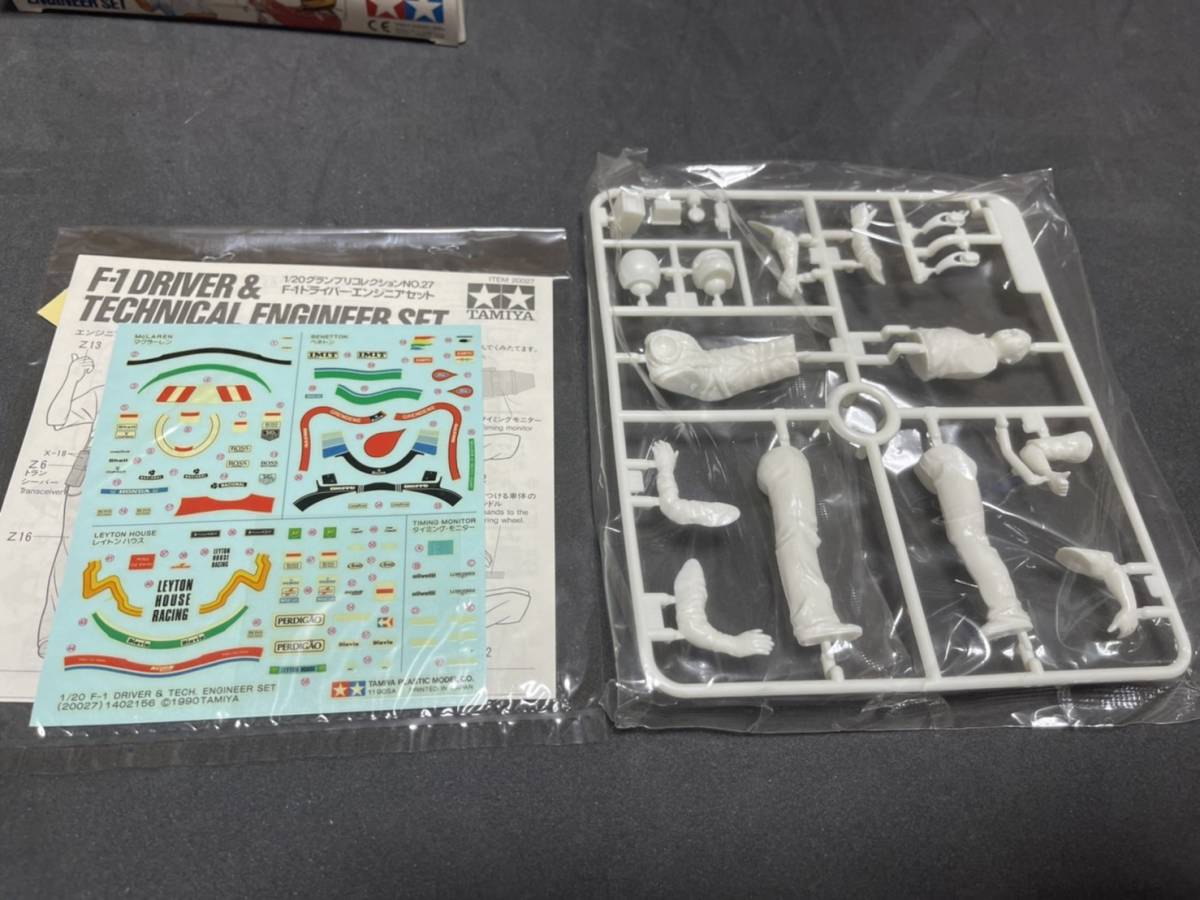 タミヤ 1/20 F-1ドライバー・エンジニアセット フィギュア セナ タミヤ 1/20 F-1ドライバー・エンジニアセット フィギュア セナ