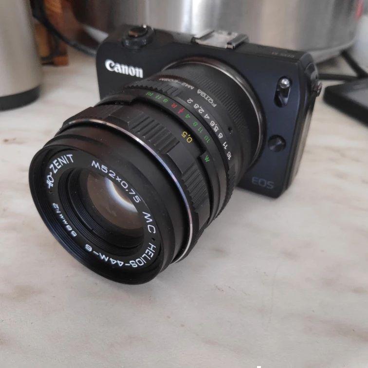 Canon EOSM レンズアダプター m42 変換 一眼レフ ミラーレス 03