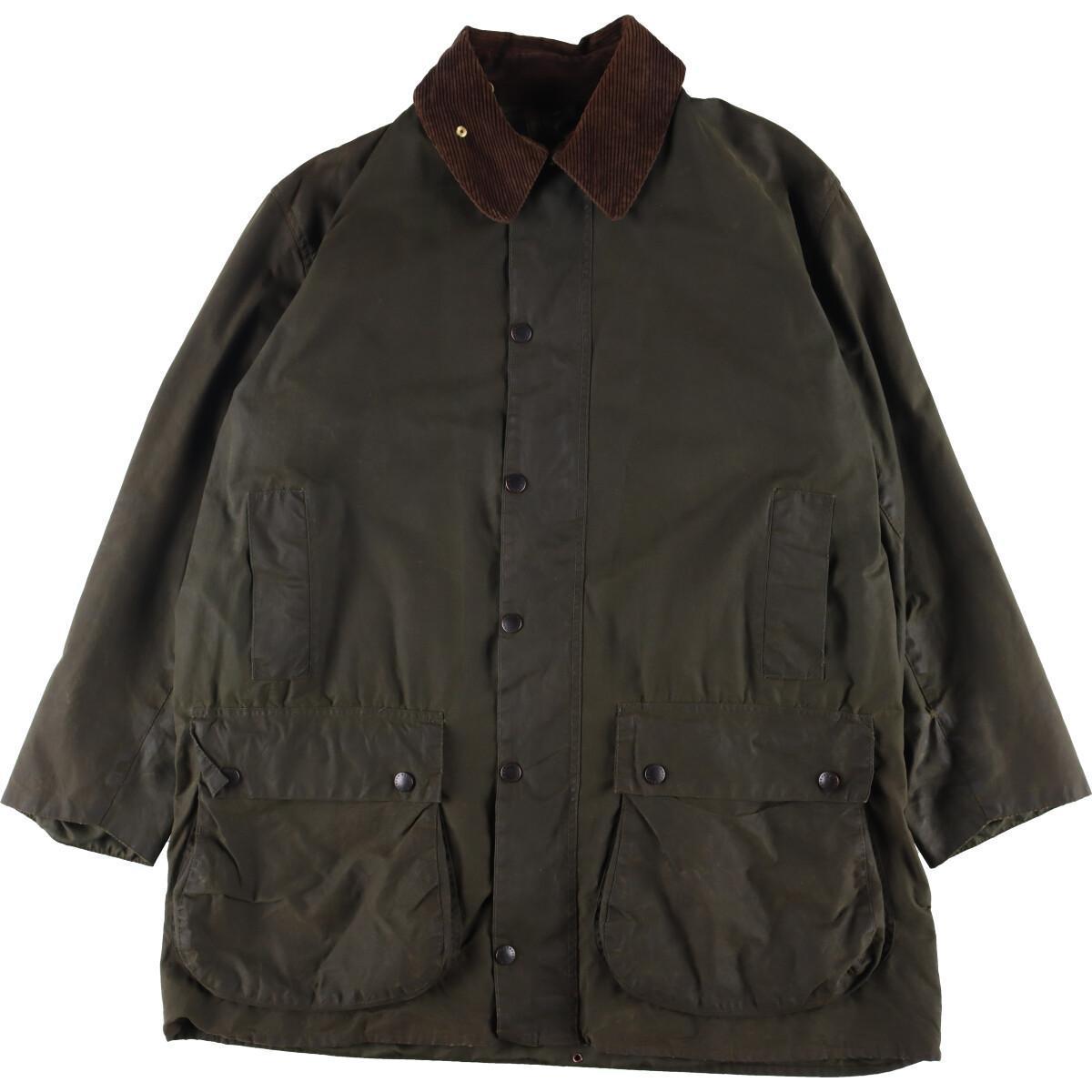 古着 90年代 バブアー Barbour BORDER ボーダー 旧3ワラント ワックス