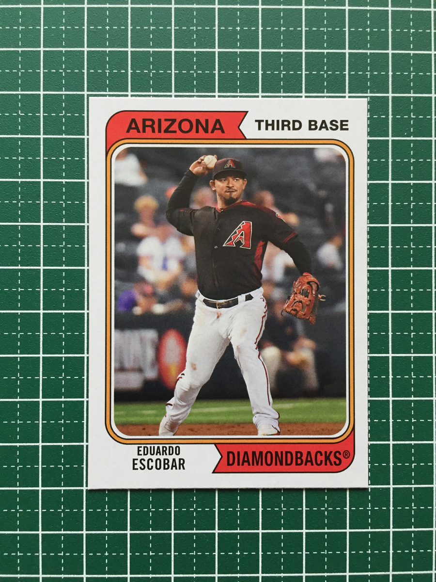 ★TOPPS MLB 2020 ARCHIVES #137 EDUARDO ESCOBAR［ARIZONA DIAMONDBACKS］ベースカード「1974 TOPPS」20★_画像1