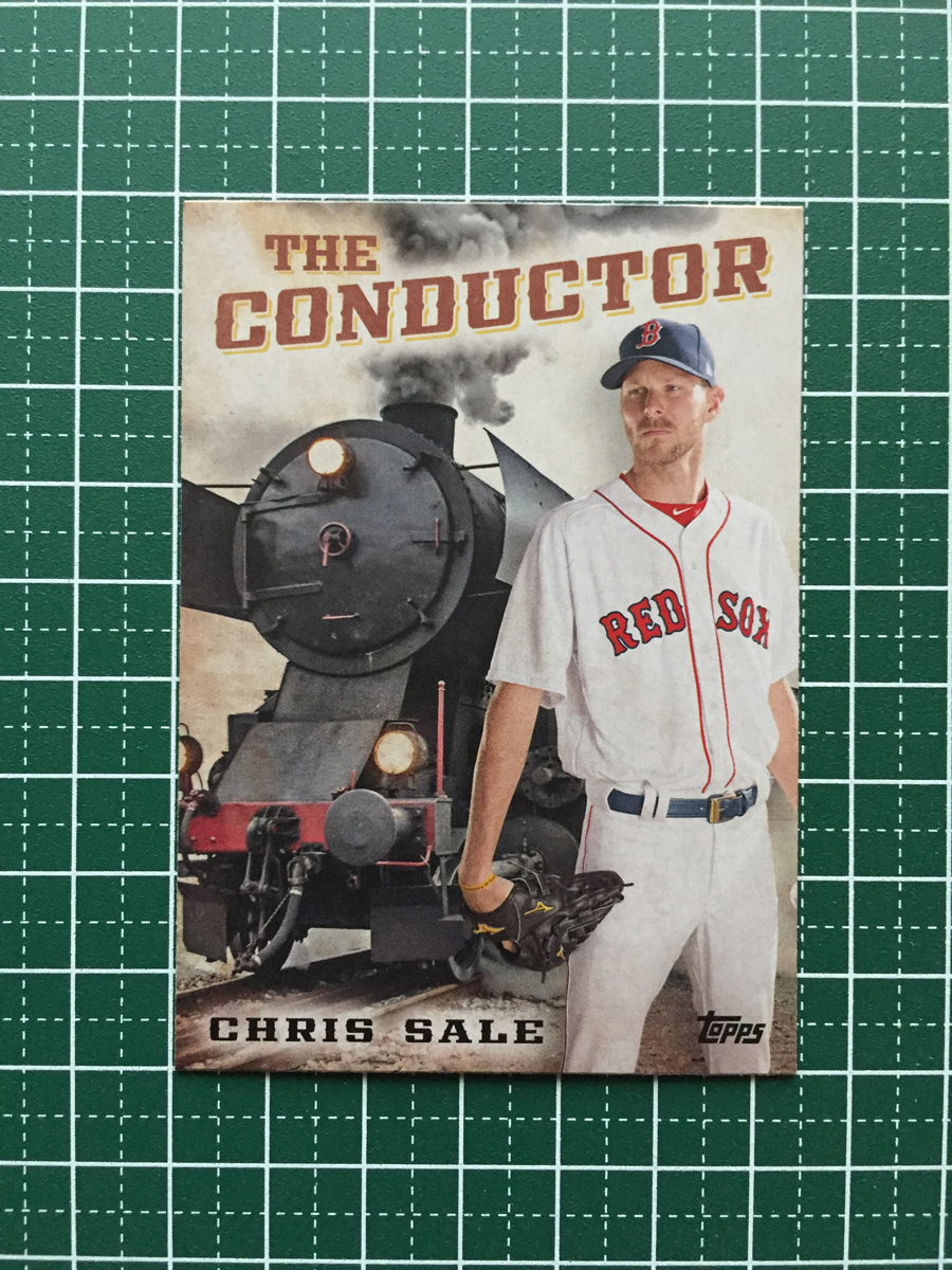 ★TOPPS MLB 2020 ARCHIVES #307 CHRIS SALE［BOSTON RED SOX］ベースカード「BASE NICKNAME POSTER CARDS」★_画像1