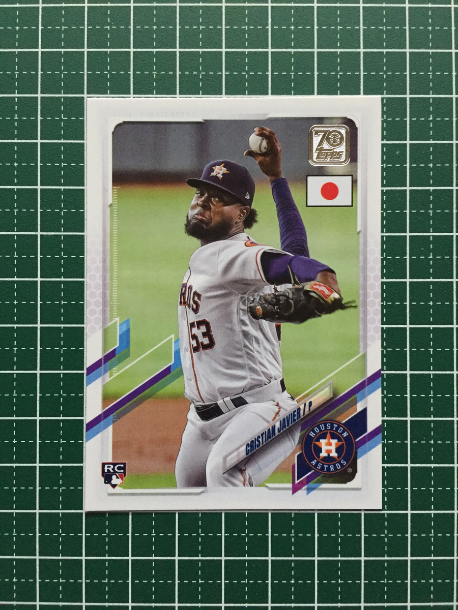 ★TOPPS MLB 2021 JAPAN EDITION #15 CRISTIAN JAVIER［HOUSTON ASTROS］ベースカード「BASE」ルーキー「RC」★_画像1