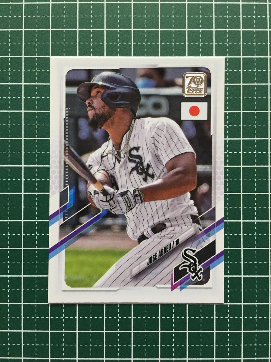 ★TOPPS MLB 2021 JAPAN EDITION #66 JOSE ABREU［CHICAGO WHITE SOX］ベースカード「BASE」★_画像1