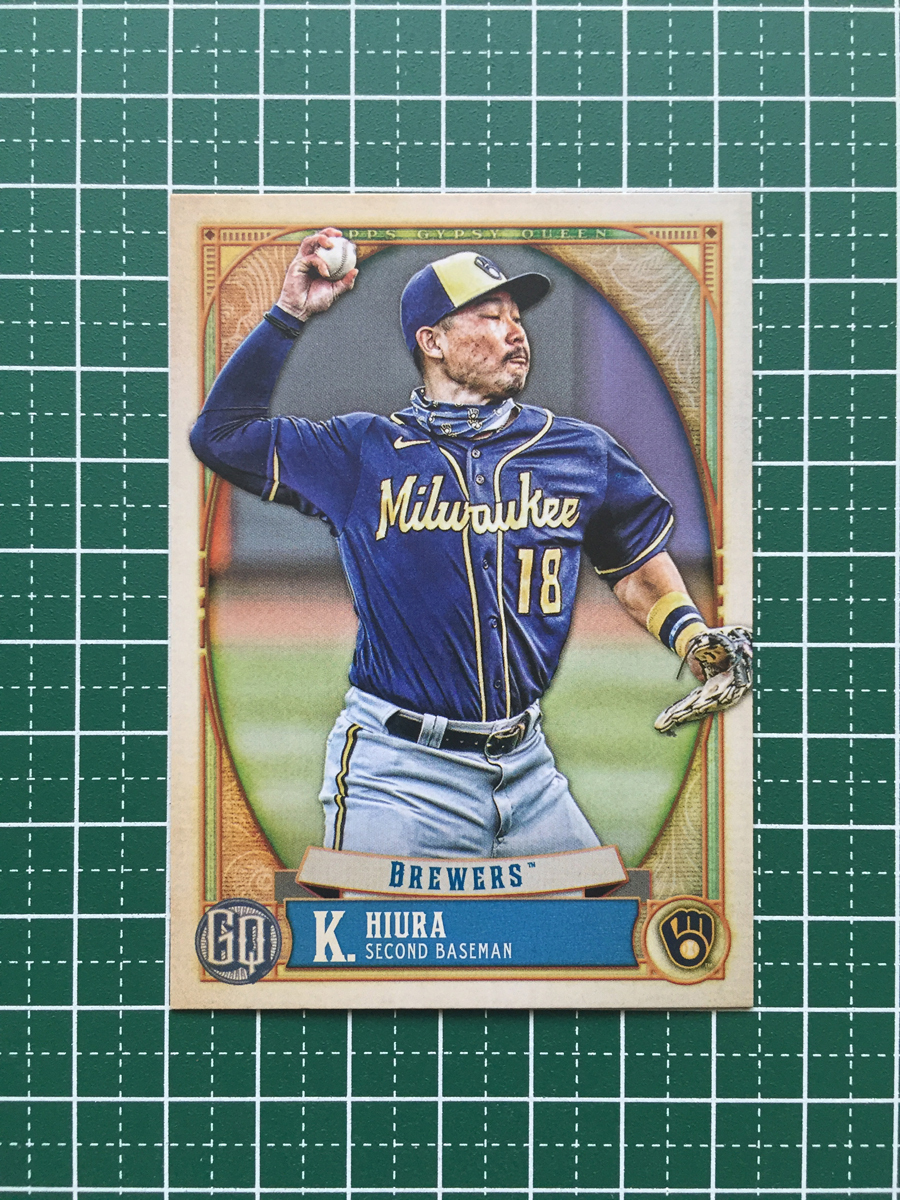 ★TOPPS MLB 2021 GYPSY QUEEN #103 KESTON HIURA［MILWAUKEE BREWERS］ベースカード「BASE」★_画像1