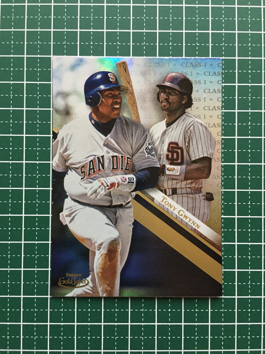 ★TOPPS MLB 2019 GOLD LABEL #92 TONY GWYNN［SAN DIEGO PADRES］ベースカード「CLASS 1」★_画像1