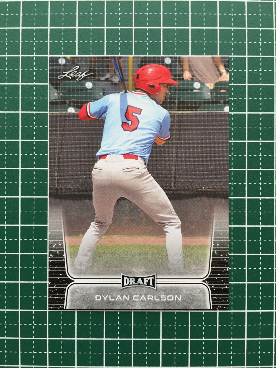 ★LEAF MLB 2020 DRAFT BASEBALL #07 DYLAN CARLSON ベースカード 20★_画像1