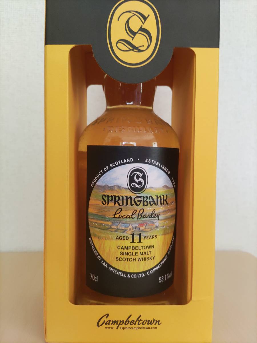 スプリングバンク ローカルバーレイ 11年 53,1% SPRINGBANK Local