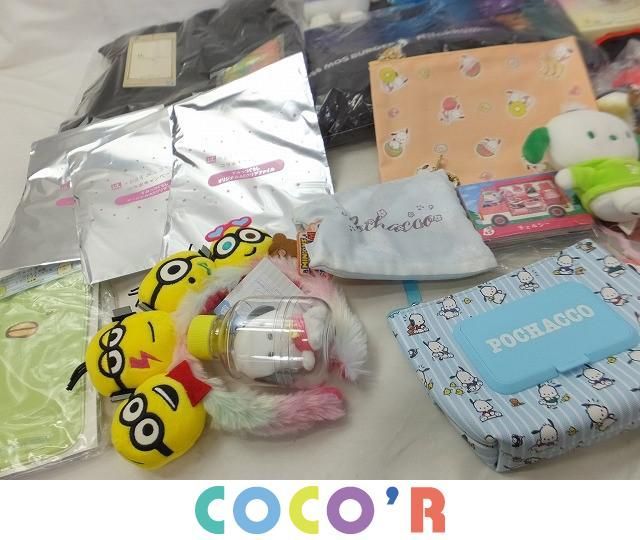 [ including in a package possible ] secondhand goods hobby charcoal .ko... Pochacco Elmo other soft toy tote bag etc. goods set 