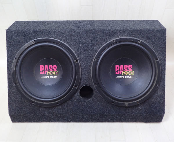 Yahoo!オークション - ALPINE アルパイン BASS200 BOX付サブ Yahoo!オークション - ALPINE アルパイン BASS200 BOX付サブ
