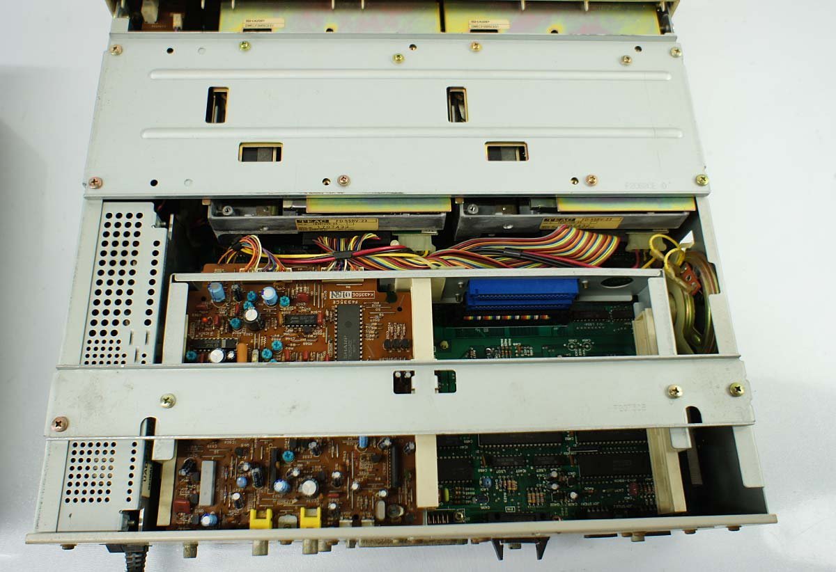 ジャンク扱い 通電確認 レトロ 希少 レア SHARP X1 turbo CZ-856CE PC パソコン コンピューター 98 シャープ x68000 S092102_画像6