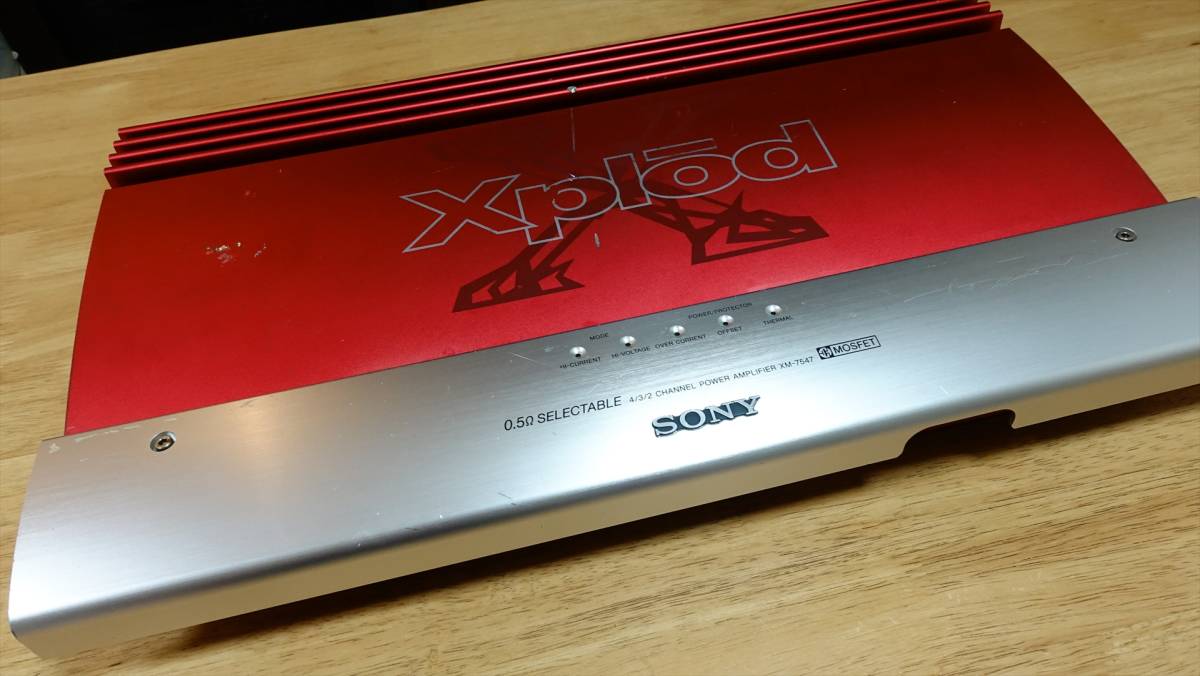 1円スタート ソニー SONY 高級 パワーアンプ xplod XM 7547 1円スタート ソニー SONY 高級 パワーアンプ xplod XM 7547
