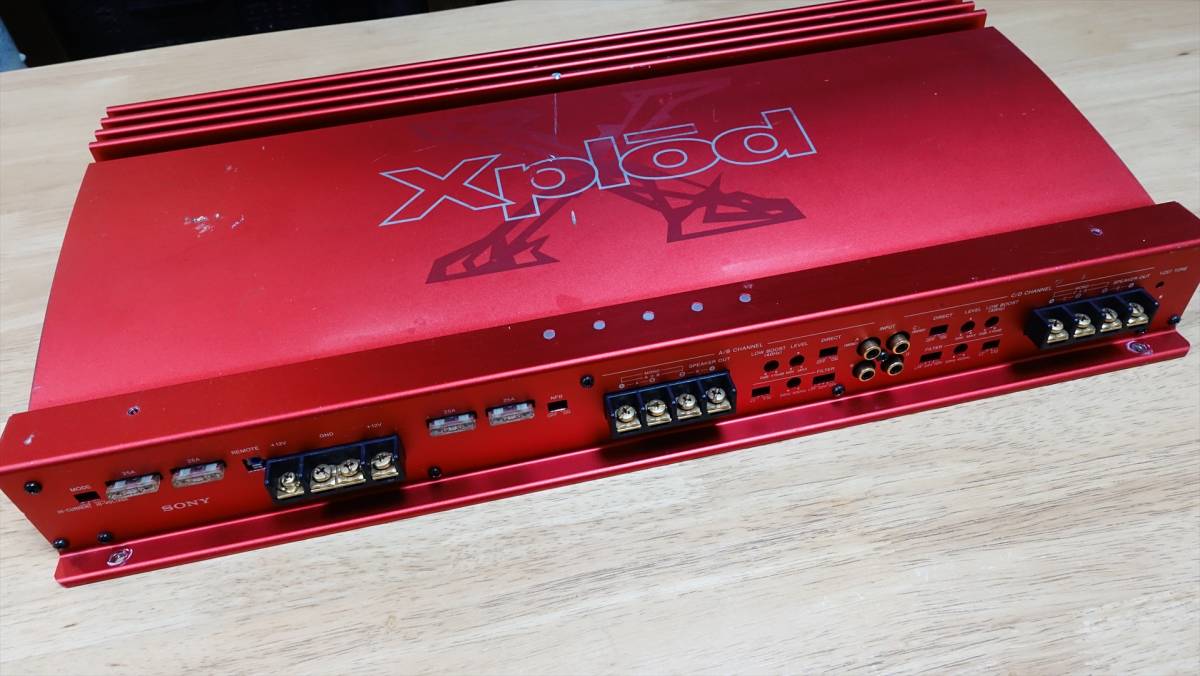 1円スタート ソニー SONY 高級 パワーアンプ xplod XM 7547 1円スタート ソニー SONY 高級 パワーアンプ xplod XM 7547