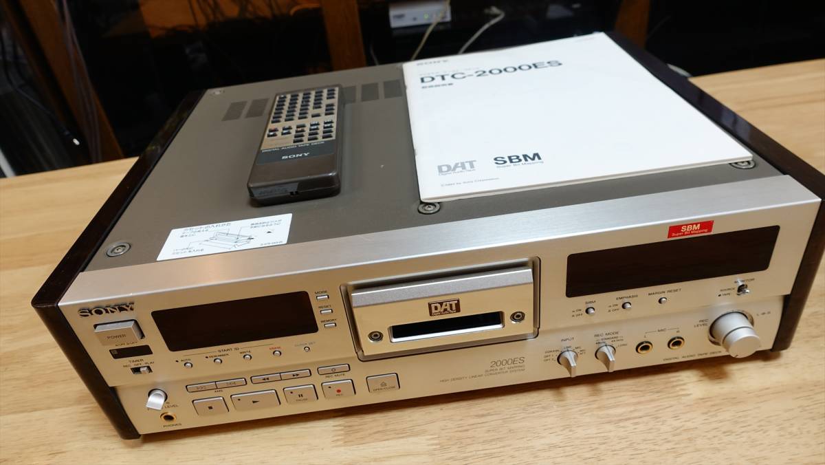 1円スタート 希少 メンテナンス済み SONY ソニー DTC-2000ES DATテープ