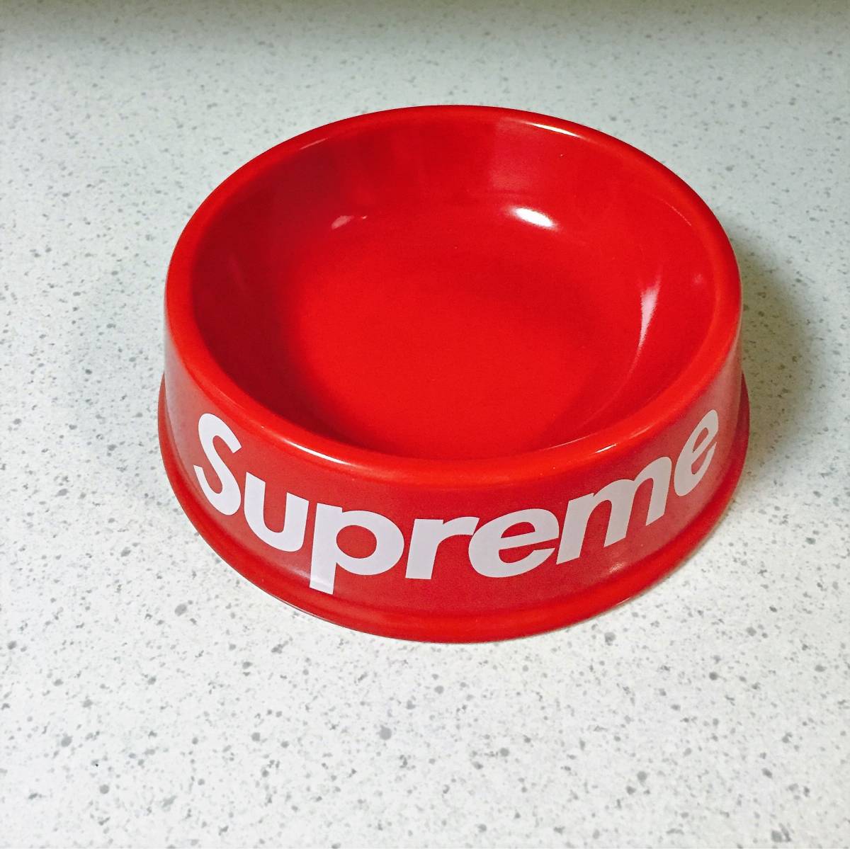 数量限定 SUPREME シュプリーム ドッグボウル レッド ボックスロゴ