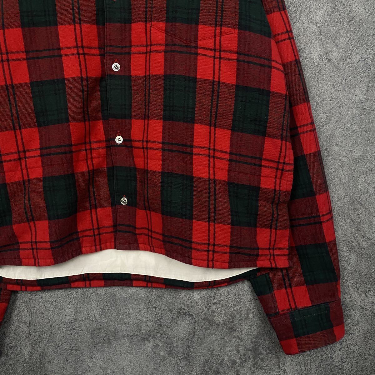 UNDERCOVER 18AW 中綿 チェック ネルシャツ アンダーカバー アーカイブ