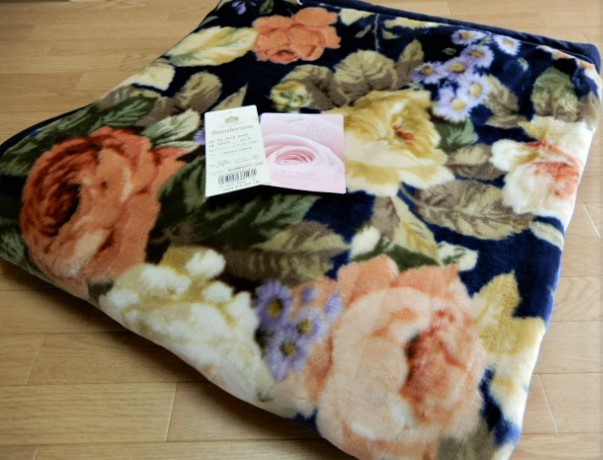 * free shipping Sanderson Thunder son acrylic fiber new ma year blanket made in Japan SD002 blue 