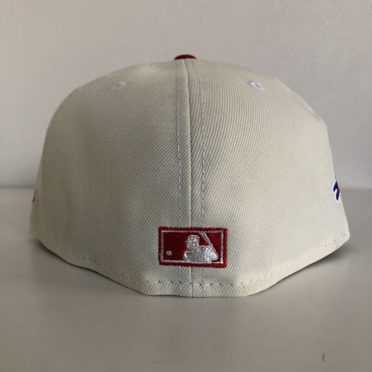新品 New Era ツバ裏グリーン Exspos 2Tone White Navy Cap 7 3/8 58.7cm ニューエラ エクスポズ 2トーン ホワイト ネイビー キャップ 6