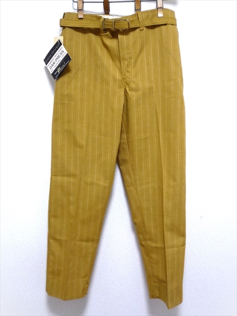 ★新春福袋2022★ RIVER DAN ビンテージ 60~70’s 美品 キッズ サイズ10(130位) デッドストック 黄土色系 テイパード パンツ ストライプ 子供用 USA製 130(125~134cm) ★新春福袋2022★ RIVER DAN ビンテージ 60~70’s 美品 キッズ サイズ10(130位) デッドストック 黄土色系 テイパード パンツ ストライプ 子供用 USA製 130(125~134cm)