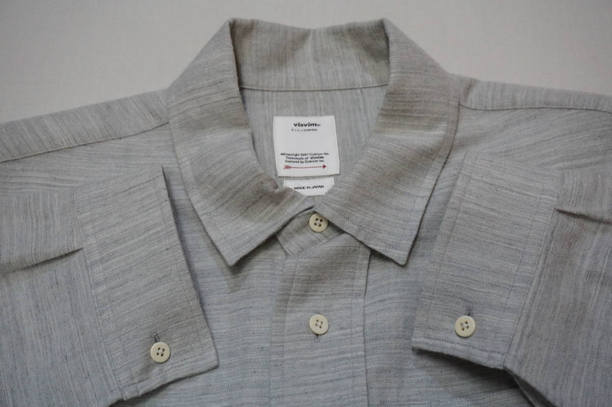 VISVIM CECILE SHIRT L/S 0119205011014☆正規品 ビズビム リネン