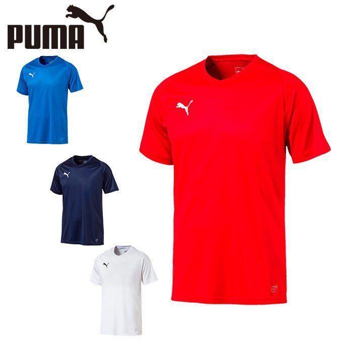 PUMA Puma p Ractis рубашка короткий рукав LIGA игра рубашка core RED L размер 