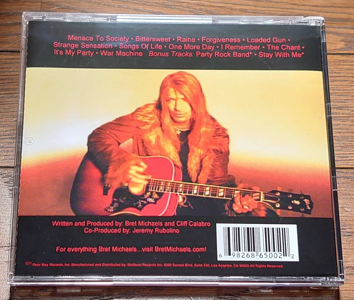 Paypayフリマ 送料込み 中古 Bret Michaels ブレット マイケルズ Songs Of Life ソロ名義作としての第2弾 Poison ポイズン