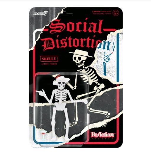 ★ソーシャル ディストーション Re Action フィギュア Social Distortion SKELLY Super7 パンク TOY 人形 USHC ハードコア_画像1