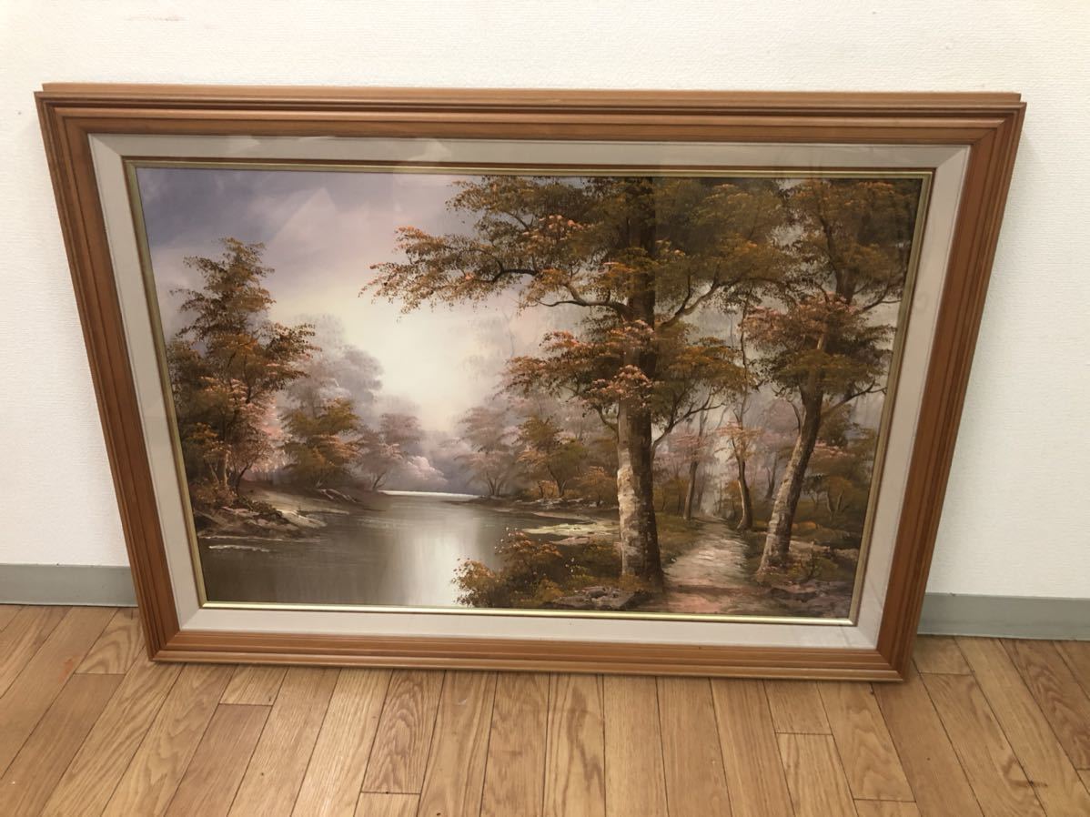 Yahoo!オークション - 作者不明 油絵 風景画 30号 Yahoo!オークション - 作者不明 油絵 風景画 30号