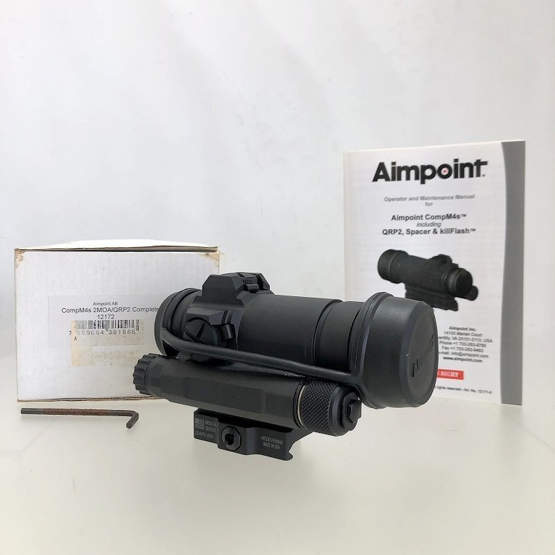 未使用品 希少実物 極美品 Aimpoint CompM4s エイムポイント 12172