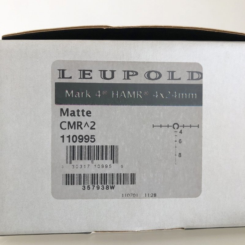 希少実物 極美品 LEUPOLD HAMR Mark.4 ロイポルト 110995 4×24mm ライフルスコープ サバゲー ミリタリー_画像10