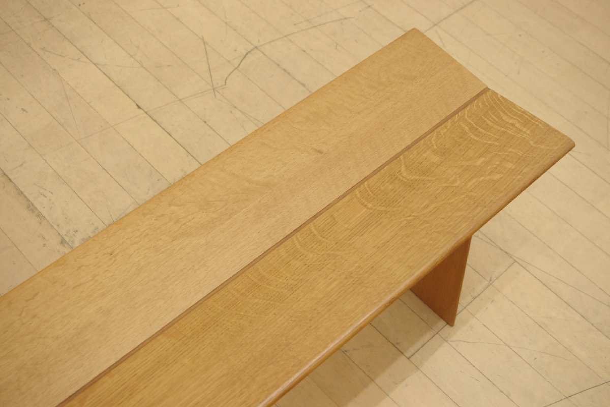 飛騨高山 日進木工 CARVE White Wood ベンチ椅子 楢無垢材 飛騨高山 日進木工 CARVE White Wood ベンチ椅子 楢無垢材