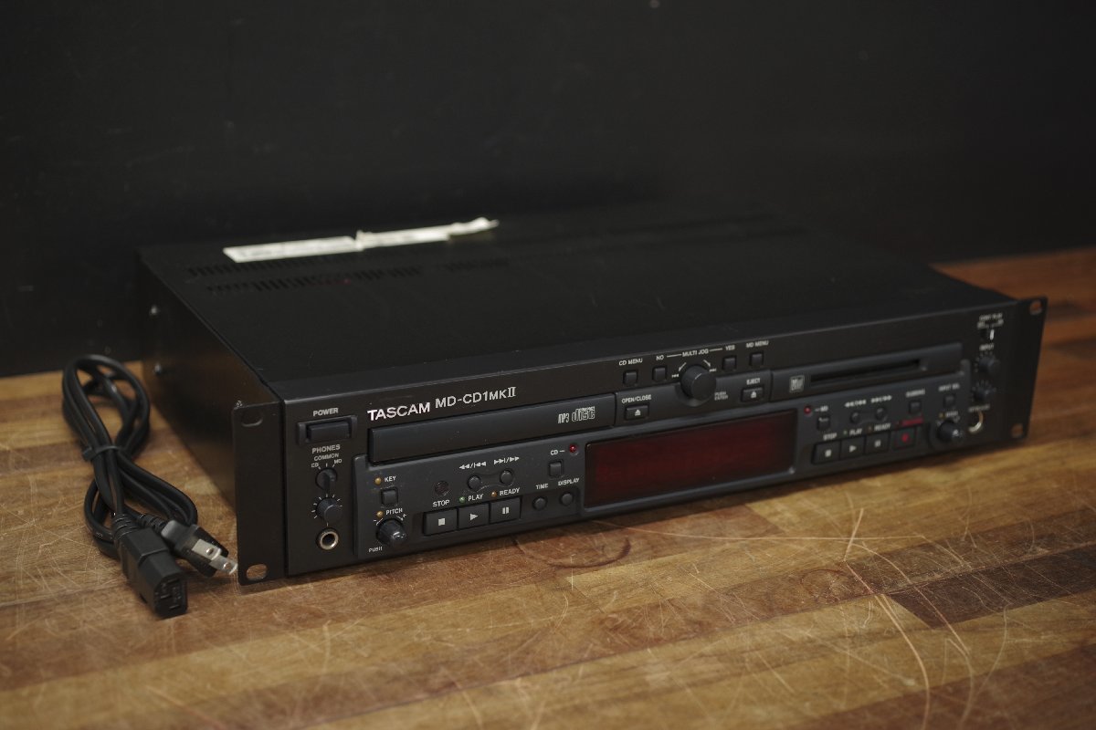 TASCAM CDプレーヤー/MDレコーダー デッキ MD-CD1MKⅡ-