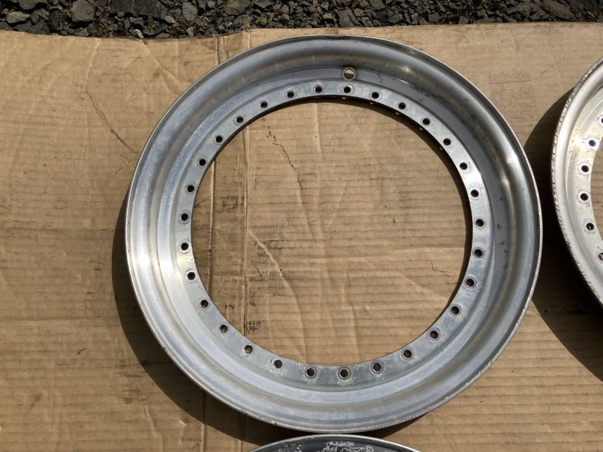 15inch 1.0J BBS RS 純正アウターリム 4枚 RS001 RS032 RS036 size 1.0
