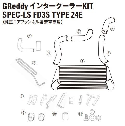 【TRUST/トラスト】 GReddy インタークーラー スペックLS リペアパーツ RX-7 FD3S TYPE24 (9)バッテリーターミナルカラー [12441010]_画像1