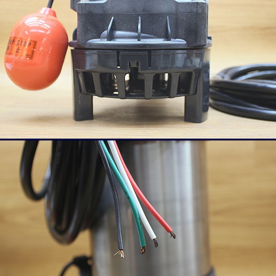 ツルミ/鶴見製作所 口径50mm 雑排水用水中ポンプ 自動交互形セット 50PNA2.75/50PNW2.75●60Hz _画像8
