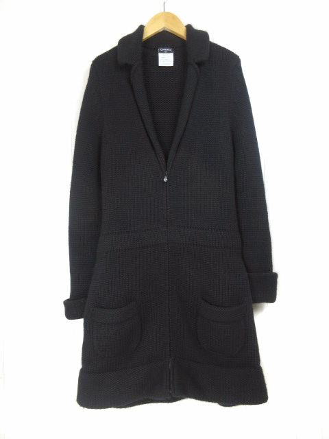 シャネル CHANEL カーディガン ニット コート コーディガン カシミヤ