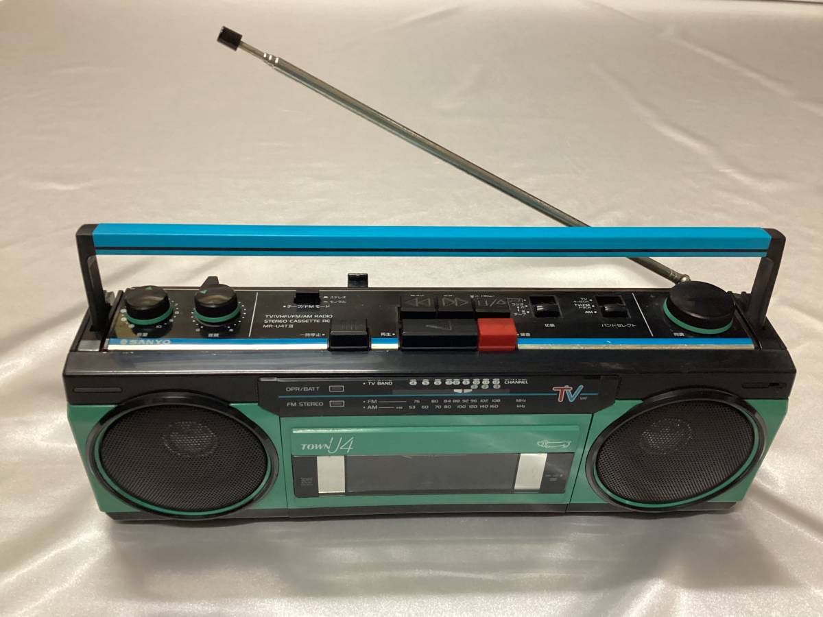 SANYO ラジオカセットレコーダー U4-A3 Yahoo!オークション - SANYO MR-U4TIII TOWN U4 AM/FM カセット